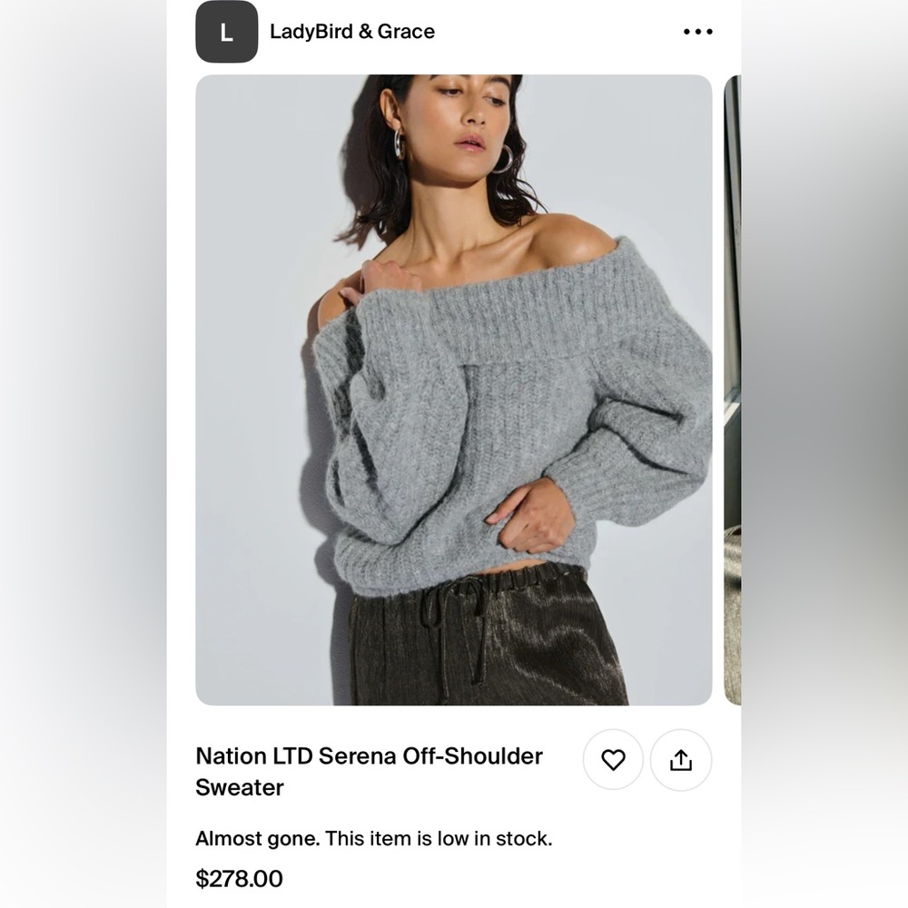 Giftable - Gray Sweater - Picture 3 of 12